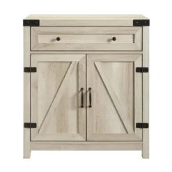 Clarabelle Rustic Farmhouse Barn Door Accent Cabinet - Saracina Home -Modern Living Sales GUEST 713ae4d0 858a 4fc3 8b2d 6512862d084e