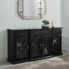 Selma Transitional 3 Tiered Ornate Fretwork Door Sideboard - Saracina Home -Modern Living Sales GUEST 723c1bc3 12e9 4592 ad72 401e4138ac68