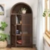 Woven Arched Wood Cabinet - Threshold™ -Modern Living Sales GUEST 73a55bd1 6a6c 4c44 84d9 6effff9a7fc1