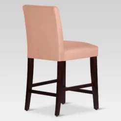 25" Velvet Parsons Counter Height Barstool Wood - Threshold™ -Modern Living Sales GUEST 73d6775c 2065 441e 8c07 519e9bd63b1c