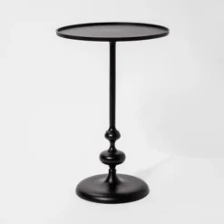 Londonberry Turned Metal Accent Table Black - Threshold™ -Modern Living Sales GUEST 78009dd0 dddf 4ac6 a4fc d2665f9d9972