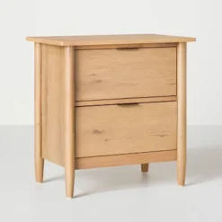 2-Drawer Wood Nightstand - Hearth & Hand™ With Magnolia -Modern Living Sales GUEST 7813b1a6 6873 41ca b140 736925a181e7