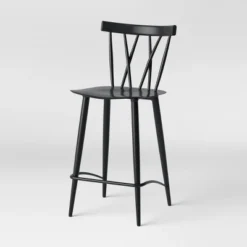 Set Of 2 Becket Metal X Back Counter Height Barstool Black - Threshold™ -Modern Living Sales GUEST 7ab60607 4e5e 4b03 a2af 7cf9061779fb