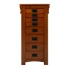 Delia Jewelry Armoire Brown - Powell Company -Modern Living Sales GUEST 81cfc928 81eb 4a17 bcee 54a4eba63789