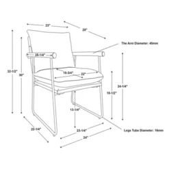 Cushioned Metal & Wood Accent Arm Chair - Cream/Black - Hearth & Hand™ With Magnolia -Modern Living Sales GUEST 84c70339 8fe6 4d7e 9c25 b29cf77d6a96