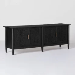 Wood & Cane Media Console - Hearth & Hand™ With Magnolia -Modern Living Sales GUEST 8c214c83 72c3 4b2c 9fb2 be4d35e92388