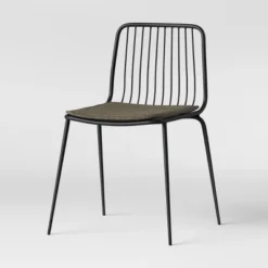 Set Of 2 Sodra Rounded Seat Wire Dining Chair Black - Threshold™ -Modern Living Sales GUEST 8effce97 e2dc 4fb7 9099 59ec57f76588