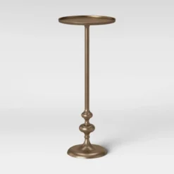 Londonberry Turned Accent Table Brass - Threshold -Modern Living Sales GUEST 9015dc52 48a8 4cd2 9191 c3c1cce8e7c2