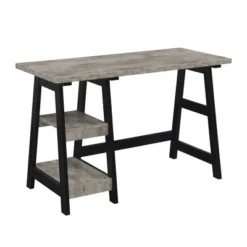 Designs2Go Trestle Desk With Shelves - Breighton Home -Modern Living Sales GUEST 90586636 b0dd 40ee bbf8 ea6a12b7038b