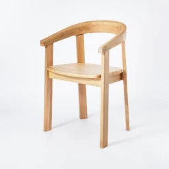 Terra Solid Wood Curved Back Dining Chair - Threshold™ Designed With Studio McGee -Modern Living Sales GUEST 9247e68d 2d42 4de0 acf8 805ddf967c24