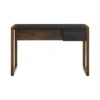 Claudine Chic Two-Tone Writing Desk With Grooved Drawer - Saracina Home -Modern Living Sales GUEST 9460e421 3beb 4d2d 9988 eea83fec54d9
