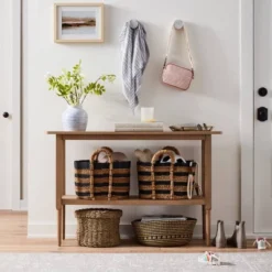 Gretna Narrow Console Table Natural - Threshold™ -Modern Living Sales GUEST 94eb8c76 77dd 4947 a174 c95e76f2a795