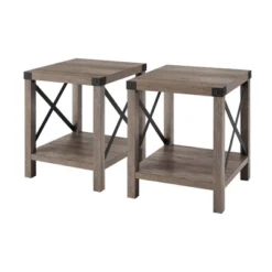 Set Of 2 Sophie Rustic Farmhouse X Frame Side Tables - Saracina Home 18 Set Of 2 Sophie Rustic Farmhouse X Frame Side Tables - Saracina Home -Modern Living Sales GUEST 960bef5e 3c5c 4d02 b13f f506cb00d421