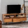 Cara Mid-Century Modern 3 Drawer TV Stand For TVs Up To 65" - Saracina Home -Modern Living Sales GUEST 9bbb4707 5d9c 487a 88c4 4bb8e3916034