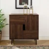 Modern Accent Cabinet With Color Pop Interior - Saracina Home -Modern Living Sales GUEST 9be3c2d7 21c2 43d5 ae3d 165bb807f596