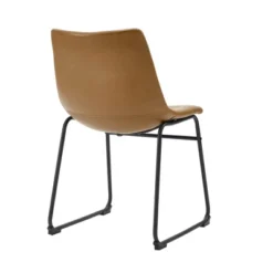 Set Of 2 Laslo Modern Upholstered Faux Leather Dining Chairs - Saracina Home -Modern Living Sales GUEST 9c08c6e5 09f4 403a 844a a5fe7811db86