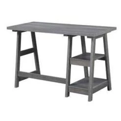 Designs2Go Trestle Desk With Shelves - Breighton Home -Modern Living Sales GUEST 9cad49bd 83b7 4f83 bd99 ae6bd6f52dd4