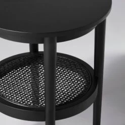 Wood & Cane Round Accent Side Table - Hearth & Hand™ With Magnolia -Modern Living Sales GUEST a287ad8b 1eca 4b89 bea4 098554898f62