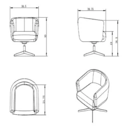 Morpho Swivel Armchair - Threshold™ -Modern Living Sales GUEST a3b3d07e 0d72 4668 abc8 9eef5cda41b8