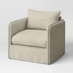 Berea Slouchy Lounge Chair With French Seams - Threshold™ -Modern Living Sales GUEST a4884ee6 2324 405e 8c31 e0ba9c27ed26