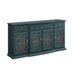 Selma Transitional 3 Tiered Ornate Fretwork Door Sideboard - Saracina Home -Modern Living Sales GUEST a805ffd1 b690 4ffe 9d92 5dadc7236258
