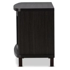 Walda Wood Cabinet With 2 Sliding Doors And 1 Drawer TV Stand For TVs Up To 60" Dark Brown/Gray - Baxton Studio -Modern Living Sales GUEST a9f3082a 02d0 4002 85ec 5f32d6967b94