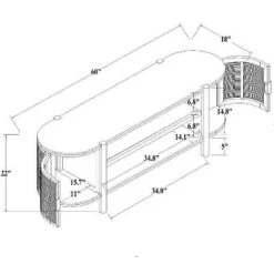 Portola Hills Caned Door TV Stand For TVs Up To 60" - Threshold™ Designed With Studio McGee -Modern Living Sales GUEST aba2ea09 33b5 40d8 8eb5 a81996af25bb