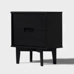 Mid-Century Modern Wood Nightstand - Saracina Home -Modern Living Sales GUEST ac2c7f4e acf2 4034 9a9b 9e38eef4eb3f