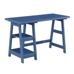 Designs2Go Trestle Desk With Shelves - Breighton Home -Modern Living Sales GUEST ae99fa3d b1bb 4f8b adb7 cdefd1a7b494