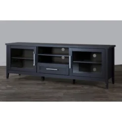 Espresso Finished 1 Drawer TV Stand For TVs Up To 70" Dark Brown - Baxton Studio -Modern Living Sales GUEST aeb4c276 5c40 4900 87d0 5dab021d79b2