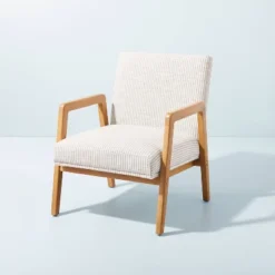 Upholstered Wood Framed Accent Arm Chair - Hearth & Hand™ With Magnolia -Modern Living Sales GUEST af5b8d5d 4da7 4bc1 b0d6 8a338795b23d