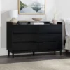 Mid-Century Modern Solid Wood 6 Drawer Double Dresser - Saracina Home -Modern Living Sales GUEST b011dc46 dec9 4b6d b0d9 f3d33b96dc2a