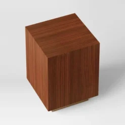 Wood And Metal Plinth Accent Table - Threshold™ -Modern Living Sales GUEST b0aa5303 be68 469f af51 3993844f9d1c