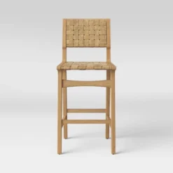 Ceylon Woven And Wood Barstool - Threshold™ -Modern Living Sales GUEST b47c260b 137b 44bc 8227 ee206ab69657