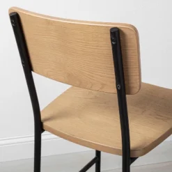 Wood & Steel Counter Stool -Natural/Black - Hearth & Hand™ With Magnolia -Modern Living Sales GUEST b498780f acb6 439a 8075 5ebbe2789791