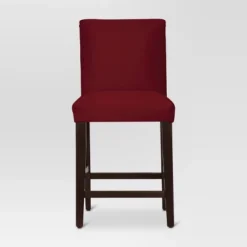 25" Velvet Parsons Counter Height Barstool Wood - Threshold™ -Modern Living Sales GUEST b539eeaa 1ae4 48fe 875e 083e930b8dc6