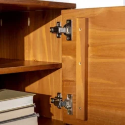 Solid Wood Mid-Century Modern TV Stand For TVs Up To 65" - Saracina Home -Modern Living Sales GUEST b6988a47 d2a1 42d2 b729 fbdccceb19f2