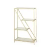 Kokesh Modern Glam Tempered Glass 3 Shelf Asymmetrical Bookcase Gold - Christopher Knight Home 1 Kokesh Modern Glam Tempered Glass 3 Shelf Asymmetrical Bookcase Gold - Christopher Knight Home -Modern Living Sales GUEST b6edcb18 234e 4d42 bf70 c072317c943f