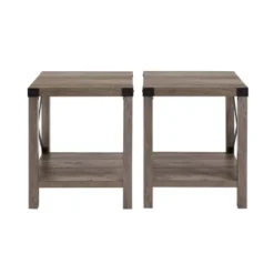 Set Of 2 Sophie Rustic Farmhouse X Frame Side Tables - Saracina Home 21 Set Of 2 Sophie Rustic Farmhouse X Frame Side Tables - Saracina Home -Modern Living Sales GUEST ba192e9c bdb3 4fbc b015 1e016932d4a2