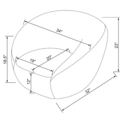 Swivel Accent Chair - Room Essentials™ -Modern Living Sales GUEST ba44349c 1ec8 4fc6 a351 c93a6f2267d2
