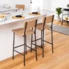 Wood & Steel Bar Stool - Natural/Black - Hearth & Hand™ With Magnolia -Modern Living Sales GUEST bd1a7971 cbb7 457c a7dd 09a043f0655a