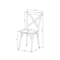 Set Of 2 Malden French Bistro Dining Chair Black - Threshold™ -Modern Living Sales GUEST be93dcf6 6a27 4d9e 83a8 3927be01d462