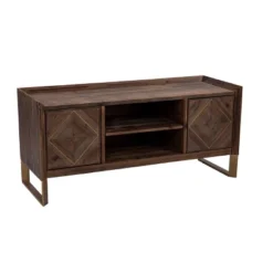 Glacerad Reclaimed Wood Media Console For TVs Upto 50" Brown - Aiden Lane -Modern Living Sales GUEST c5ca11b1 d694 4204 b4c7 035d6a35a4c8