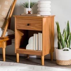 Stiva Classic Mid-Century Modern 1 Drawer Nightstand - Saracina Home 29 Stiva Classic Mid-Century Modern 1 Drawer Nightstand - Saracina Home -Modern Living Sales GUEST c8343d55 c0d1 497d 9f75 4abb98c8f971