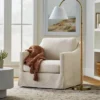 Vivian Park Upholstered Swivel Chair Cream - Threshold™ Designed With Studio McGee -Modern Living Sales GUEST d2f62ae4 c95c 4a87 8460 00da4577b979