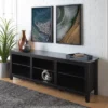 Transitional 6 Cubby Wood Open Storage Wood TV Stand For TVs Up To 80"- Saracina Home 2 Transitional 6 Cubby Wood Open Storage Wood TV Stand For TVs Up To 80"- Saracina Home -Modern Living Sales GUEST d320a852 fd50 4d03 bb29 c285efd4dd8d