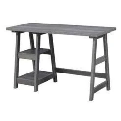 Designs2Go Trestle Desk With Shelves - Breighton Home -Modern Living Sales GUEST d3c35582 9cbe 4d8b 93b4 313574d1e5e3