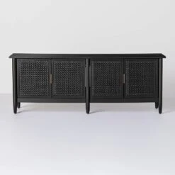 Wood & Cane Media Console - Hearth & Hand™ With Magnolia -Modern Living Sales GUEST d3eb2faf 3104 4f3d 864c 789c21171638