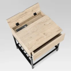 Loring End Table With Charging Station - Threshold™ -Modern Living Sales GUEST d4b23323 607f 4bd3 9988 eaac3936810f