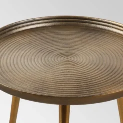 Everts Modern Accent Table Brass - Christopher Knight Home -Modern Living Sales GUEST d888064e b953 4580 8f94 2d5198824134